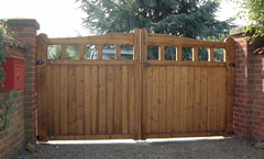 wooden gate