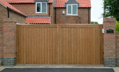 wooden gate